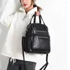 School Bags Women Backpack High Quality Leather Fashion Backpacks Female Feminine Casual Large Capacity Girls'
