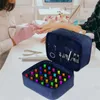 Opbergzakken Nagellak tas Polyester vingernagellak Hoesje Lippenstift Reisgereedschap voor Led Family Manicures