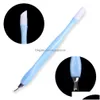 Cuticle Pushers Trimmer Pusher Cuticles Rubber Tip Gentle On Nail Bed Dead Skin Fork Drop Delivery Health Beauty Art Salon Dhjyx