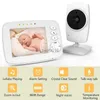 Video de monitor de bebé con cámara SM32 3.2 pulgadas LCD Monitor portátil IR Visión nocturna Sensor de temperatura de conversación Lullabies L230619