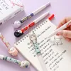 Bolígrafos 36 PC/LOT Japonese Sunny Doll Gel Pen Lindo de 0.5 mm de tinta negra Suministros de escritura Escuela Suministros Regalo promocional
