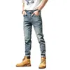 Jeans da uomo firmati Xintang New Slim Fit piccola manica dritta estate sottile moda primavera pantaloni casual stile W4LB