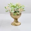 Vases Flowers Arrangement Vase 4Pcs Gold Metal Iron Plant Mini Flower Arrangements Pot For Wedding Party Centerpieces Decoration