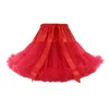 Gonne 2023 minigonna dolce ragazza a strati tulle balletto danza donne sottogonna altalena tutu principessa cosplay carino