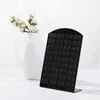 New 72/48 Hole Jewelry Display Storage Rack Earring Stud Holder Bracelet Necklace Display Stand Plastic Jewelry Organizer Gift Box