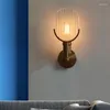 Vägglampor enkla glasbelysningar sconce nordisk sovrum lampdekor inomhus hembelysning för vardagsrum loft säng sida spegel fixtur