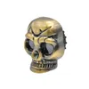 smoke accessory wee grinder CHROMIUM CRUSHER Skull Metal herb grinder Shark Teeth Hand Crank tobacco Crusher bong dab rig