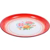 Dinnerware Sets Enamel Plate Chinese Style Dish Wedding Dinner Plates Home Supply Snack Trays Multi-function Dessert Serving