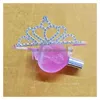 Party Favor Festive Shiny Crystal Girls Birthday Crowns Pageant Sier Plated Crown pannband Tiaras tillbehör LT017 Drop Delivery Ho Dhyft