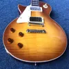 متجر مخصص ، Smoky Backhand Tiger LP Guitar Electric ، لوحة أصابع Rosewood ، أجهزة Chrome ، شحن مجاني