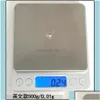 Weighing Scales Electronic Digital Display Scale 500G/0 01G 1000G/0 1G 2000G/0 3000G/0 Kitchen Jewelry Weight Drop Delivery O Office Dh5Al