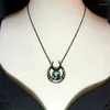 Pendant Necklaces Gothic Crescent Charm Necklace Night For Women Girls Fashion Witch Jewelry Accessories Gift Mystery Moon Choker