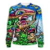 Men's Hoodies Mushroom Forest Plants Trippy Abstract Hippie Tracksuit Harajuku Pullover Streetwear Casual Jacket 31