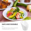 Ensembles de vaisselle Conteneur en plastique El Salade Coudé Porte-fruits multifonctionnel Mélamine Conteneurs d'ustensiles de cuisine