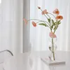 Wazony wazon kwiatowy do nordyckiego wystroju domu szklane okręgi stołowe suszone małe