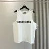Men's T-Shirts ESS Mens Tank Top t shirt trend brand three-dimensional lettering pure cotton lady sports casual loose high street sleeveless Vest Top EU Size S-XL Z23628