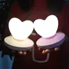 야간 조명 LED 하트 테이블 램프 눈 보호 로맨틱 데스크 머리맡 따뜻한 빛 학습 현대 거실 독서 홈 장식 HKD230628