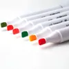Markörer 30COLORS Markers Alkoholbaserad penna Maker Dual Head Sketch Markers Brush Pen For Draw Manga Design Art Supplies