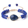 Strand Natural Lapis Lazuli Healing Pärlor armband för män handgjorda charm sten kvinnor yoga meditation smycken