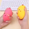 Забавные игрушки Chicken Pinch Декомпрессия Дети Взрослые Снятие стресса Squeeze Dolls Желтый цыпленок Медленный отскок Игра Подарки на день рождения 230628