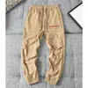 Pantalons de vêtements pour hommes pantalons décontractés en peluche avec pantalon de sport à taille élastique Peut être porté jusqu'à 110 kg