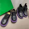 Martin Çizmeler Rahat Çizme Tasarımcı Ayakkabı Sonbahar Kış Kadın Kalın Tabanlı Seyahat Sneaker %100 Deri Platform Bayan Siyah Yumuşak Dana Yüksek Büyük boy 35-42 kutu ile