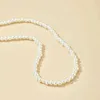 Beaded Necklaces Natural Freshwater Pearl Necklace Women's Collarbone Chain Senior Sense Versatile Beads Pendant Vintage Female Jewelry 230613