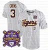 3 Dylan Crews 3 Dylan Crews LSU Tigers Baseball Jersey 2023 College World Series Paul Skenes Guidry Alex Bregman Aaron Nola Jake Gavin Dugas