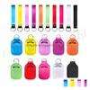 Porte-clés Longes 84 Couleurs Personnaliser Néoprène Désinfectant Pour Les Mains Porte-Bouteille Porte-clés Bracelet Porte-clés 1 Setis2 Pcs Mtiple Style Dhqob