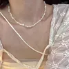 Choker Elegant Shaped Natural Pearl Necklace Romantic Birthday Gifts For Women Gorgeous Jewelry Retro Neck Chain Trendy Decorations