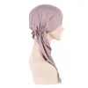 Sciarpe Ramadan Islamico Musulmano Donna Modale Sciarpa di Cotone Underscarf Hijab Caps Copertura Headwrap Cofano Rughe Foulards Turbante Mujer