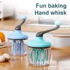 Äggpannor Drop Hand Cranked Cream Whisk Beater Baking Tools Stiring Foam Mixer deg Hushåll Kök 230627