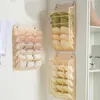 Storage Boxes Bra Lingerie Bag No-Punch Dormitory Closet Wall Organizer Hanging Underwear Compartment Box Wardrobe