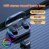 K10 TWS Bluetooth v5.3 Kopfhörer Gaming-Headsets Drahtlose Kopfhörer mit geringer Latenz Stereo-Bass-Ohrhörer Gamer-Ohrhörer mit Mikrofon