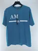 blu amari amirl amis Short AM amar miri Maglietta da uomo Camicie firmate di lusso Maglietta da lettera T Camicia da uomo Magliette design Top Donna Manica Moda Hip Hop Donna Casual Uomo 7GS8