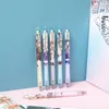 24pcs/Box Anime Genshin Impact Gel Pen Study Study Prywatne zabawki