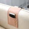 Storage Bags 1PC Sofa Hanging Bag Cotton Linen Bedside Arm Organizer For TV Remote Control Holder Cell Phones Pouch