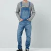 Jeans Masculino Moda Macacões High Street Straight Denim Macacões Hip Hop Cargo Bib Pants Cowboy Masculino Jean Dungarees 230628