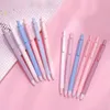 PCS/SET macaronfärg 0,5 mm pen Creative Fashion Gel for Students Simple Press Signature Stationery Supplies