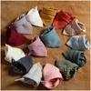 Party Favor Baby Gauze Saliva Towel Kids Double-Deck Cotton Bib Infants Eating Meal Triangle T9I001976 Drop Delivery Home Garden Fes Dhlgu