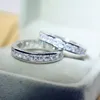 Bagues De grappe faites à la main véritable bague De Moissanite naturelle pour les femmes Fine Anillos De Bizuteria 925 bijoux en or 18K avec boîte