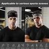 Bandanas Men's Sport Elastic Headbands Thick Non-Slip Sweatband Hairband Running Yogo SPA Breathability Hair Hoop Hair Accessories x0628