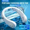 Wearable Air-conditioning Hanging Neck Fan, Ultra-long Battery Life, Portable And Small, Silent And Bladeless Lazy Neck Hanging Neck Cooling Fan