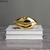 Decorative Objects Figurines Body Art Statue Lipsleg Golden Sculpture Artwork Ornaments Desk Decoration Resin Figurines Crafts Nordic Home Decor Modern 230627