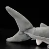 Pluszowe lalki Lifee Great White White Shark Pleafled Zabawność Śliczna miękka model rekin