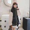 Damen Trenchcoats Design Sinn für Lammwolle Nähte Parker Baumwolljacke Weibliche Winter Koreanische Version Plus Samtverdickung Klein