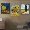 Blumen-Leinwandgemälde, abstrakte Kunst, Gemälde von Van Gogh und Landschaft, Pflanzen-Blumen-Poster und Drucke, moderner Stil, Heim-Cuadros-Dekoration