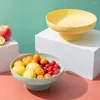 Servis uppsättningar av fruktfack dekorativ hållare hög baskorg plastkakor containrar efterrätt förvaring stativ pp servering cupcake