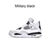 Mens Jumpman 4 4S basketskor Män kvinnor IV Sportsneakers Rinnande skor Seafoam Thunder Military Black Cat Trainers With Box