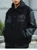 Sonbahar tasarımcı ceket erkek Mektup Nakış Varsity Hip Hop Büyük Boy Yün Bombacı Ceket